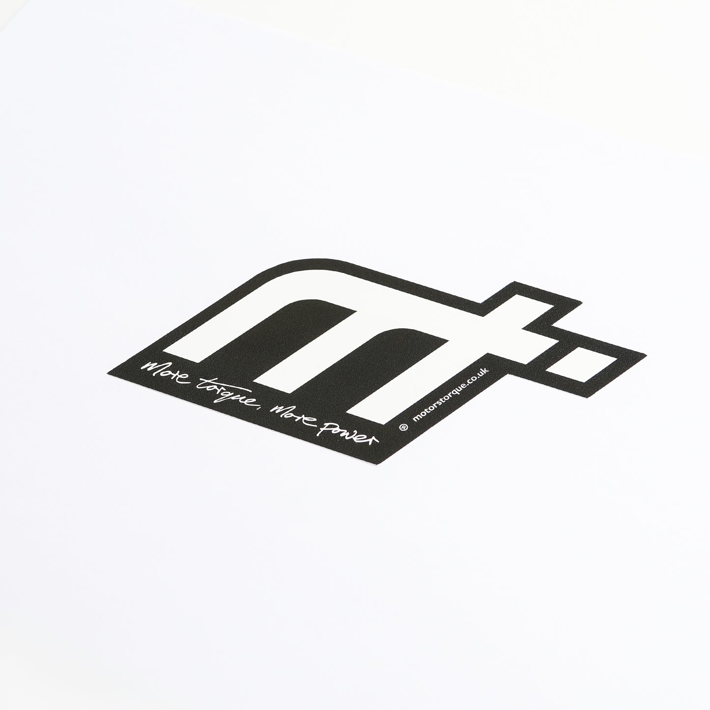 Motorstorque Sticker with tagline More torque, more power