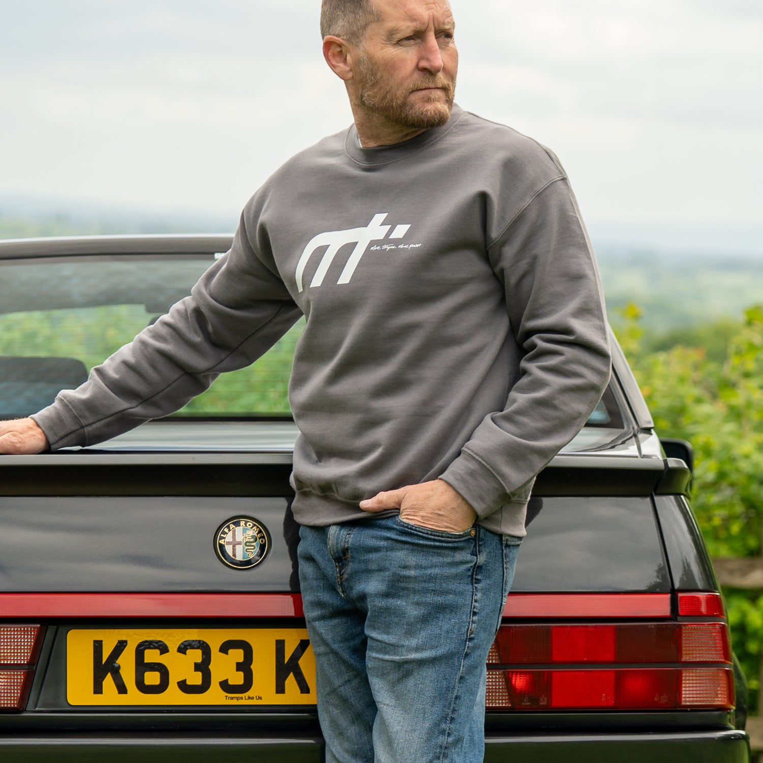 This sweater forms the chassis of our collection and is designed to become a future classic. Featuring our MT brand on the front with our philosophy ‘more torque, more power’ horizontal on the back. Why grey? Well it’s a primer basic and a good base for most colours! Like all our outer gear the sweater keeps you warm when our weather thinks otherwise. It makes a statement and conversation starter for anyone in the motor community.
Our sweatshirts are cosy and durable just like our community.